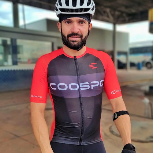 Coospo Man Cycling Jersey Short Sleeve Road Bike Shirt COOSPO