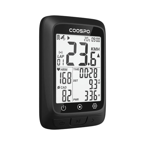 BC107 GPS Bike Computer Black